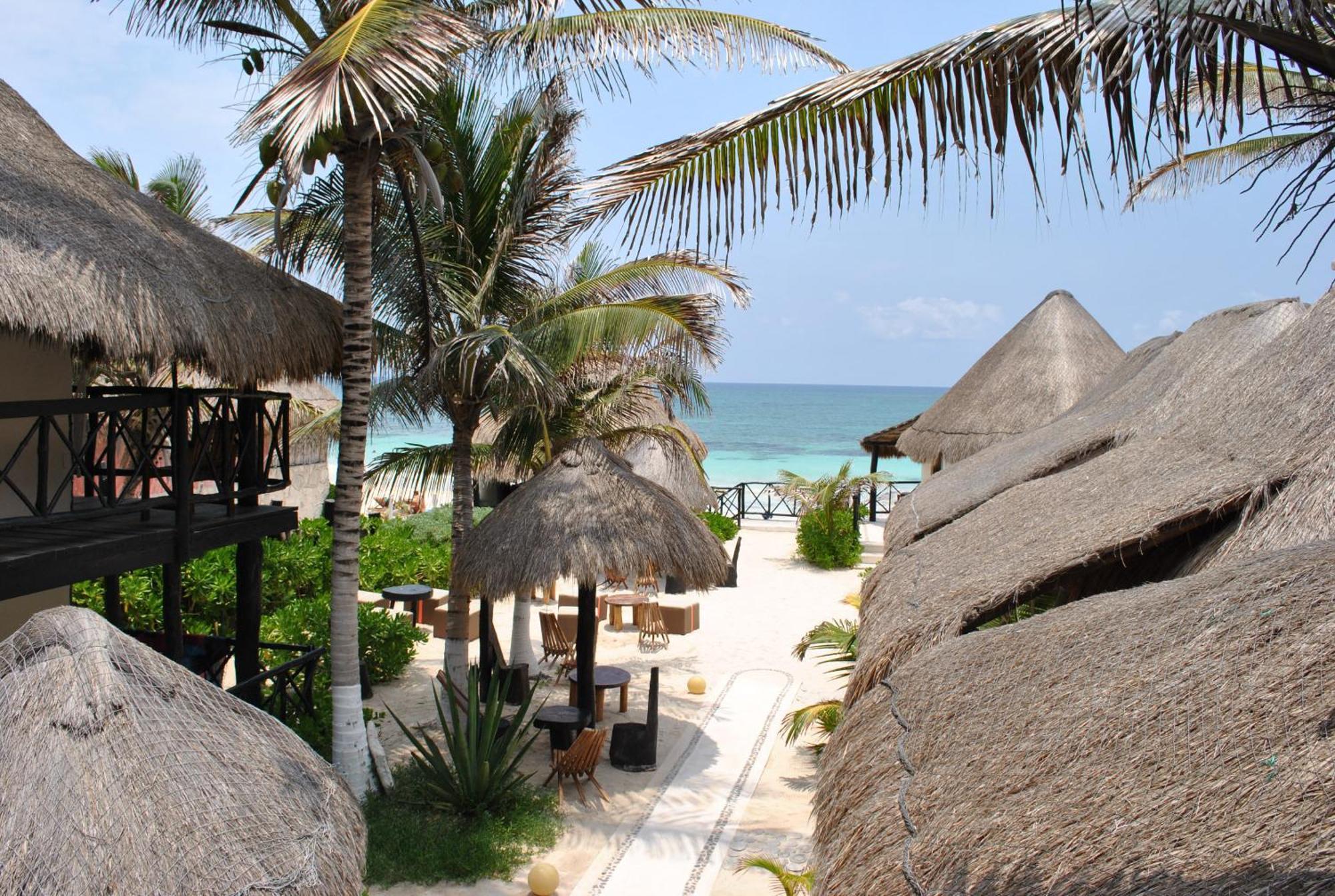 Punta Piedra Beach Posada Hotel Tulum Exterior photo