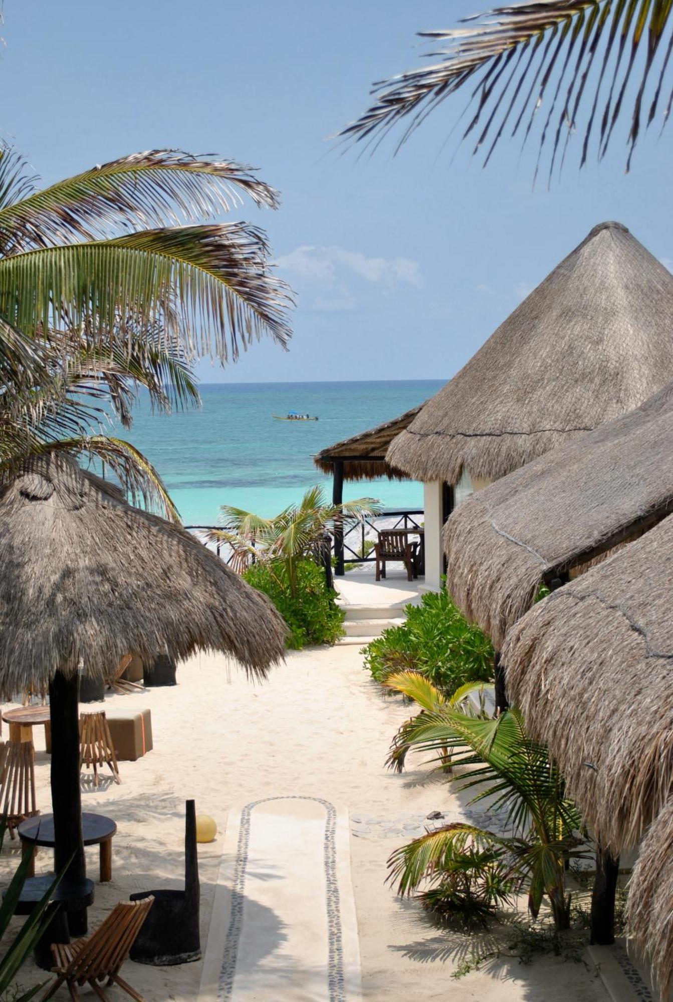 Punta Piedra Beach Posada Hotel Tulum Exterior photo