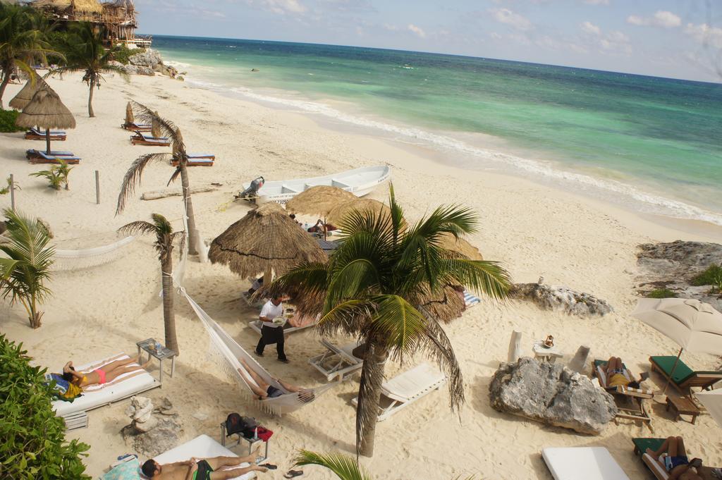 Punta Piedra Beach Posada Tulum Exterior photo