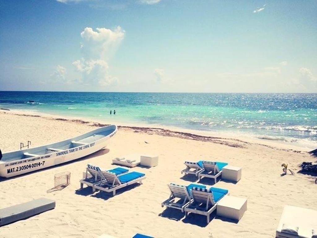 Punta Piedra Beach Posada Tulum Exterior photo