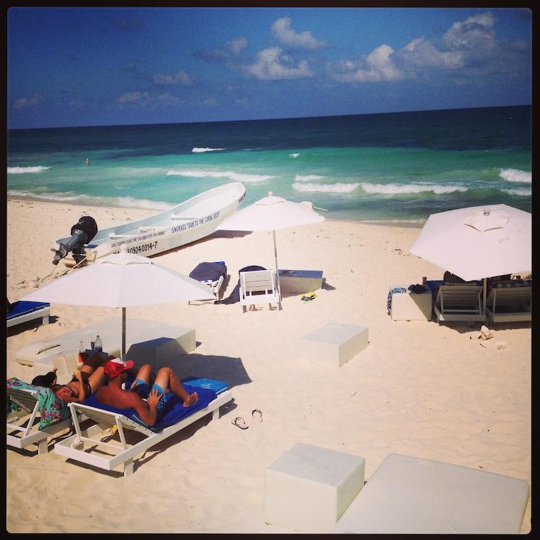 Punta Piedra Beach Posada Hotel Tulum Exterior photo