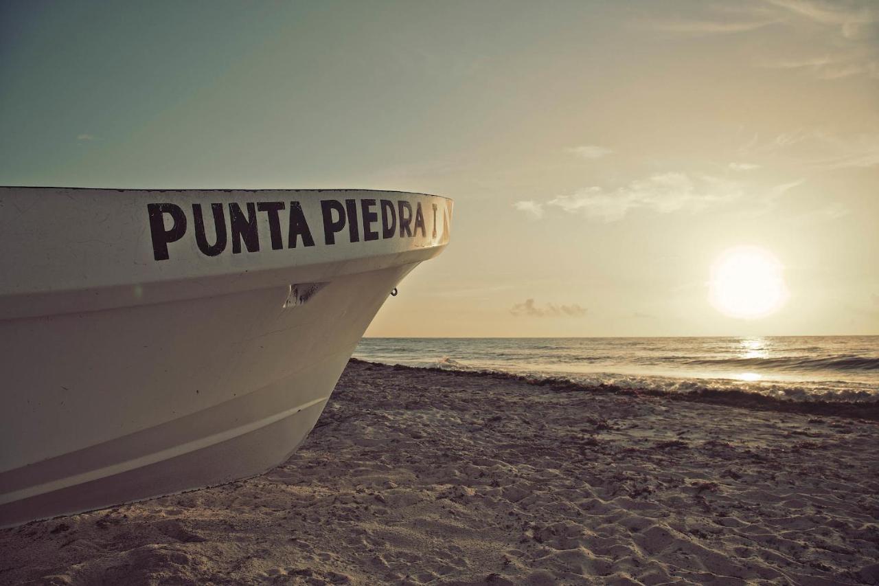Punta Piedra Beach Posada Tulum Exterior photo